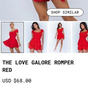Princess Polly Love Galore Romper